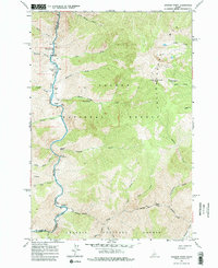 Download a high-resolution, GPS-compatible USGS topo map for Aparejo Point, ID (1977 edition)