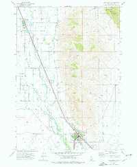 1972 Map of Arco, ID, 1976 Print