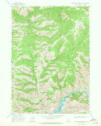Download a high-resolution, GPS-compatible USGS topo map for Arrowrock Reservoir NE, ID (1971 edition)
