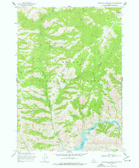Download a high-resolution, GPS-compatible USGS topo map for Arrowrock Reservoir NE, ID (1977 edition)