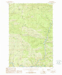 Download a high-resolution, GPS-compatible USGS topo map for Avery, ID (1988 edition)