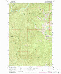 preview thumbnail of historical topo map of Shoshone County, ID in 1963