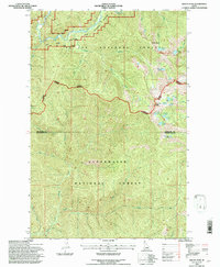 Download a high-resolution, GPS-compatible USGS topo map for Bacon Peak, ID (1997 edition)