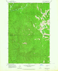 Download a high-resolution, GPS-compatible USGS topo map for Bacon Peak, ID (1964 edition)