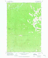 Download a high-resolution, GPS-compatible USGS topo map for Bacon Peak, ID (1975 edition)