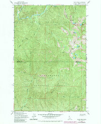 Download a high-resolution, GPS-compatible USGS topo map for Bacon Peak, ID (1984 edition)