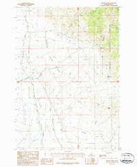 Download a high-resolution, GPS-compatible USGS topo map for Badger Creek, ID (1987 edition)