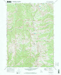 Download a high-resolution, GPS-compatible USGS topo map for Baker Peak, ID (1973 edition)