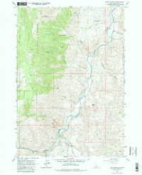 Download a high-resolution, GPS-compatible USGS topo map for Bald Mountain, ID (1981 edition)