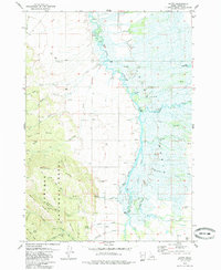 Download a high-resolution, GPS-compatible USGS topo map for Bates, ID (1985 edition)
