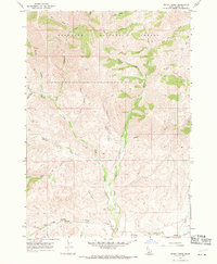 Download a high-resolution, GPS-compatible USGS topo map for Baugh Creek, ID (1971 edition)