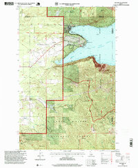 Download a high-resolution, GPS-compatible USGS topo map for Bayview, ID (1999 edition)