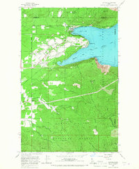 Download a high-resolution, GPS-compatible USGS topo map for Bayview, ID (1967 edition)