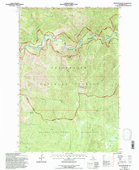 Download a high-resolution, GPS-compatible USGS topo map for Bear Mountain, ID (1997 edition)