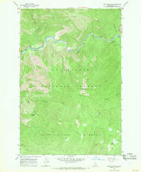 Download a high-resolution, GPS-compatible USGS topo map for Bear Mountain, ID (1969 edition)