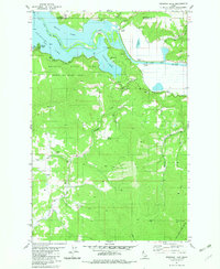 Download a high-resolution, GPS-compatible USGS topo map for Benewah Lake, ID (1982 edition)