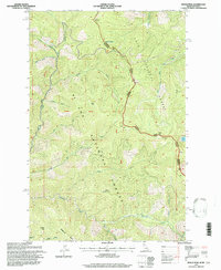Download a high-resolution, GPS-compatible USGS topo map for Berge Peak, ID (1997 edition)