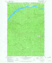 Download a high-resolution, GPS-compatible USGS topo map for Bertha Hill, ID (1982 edition)