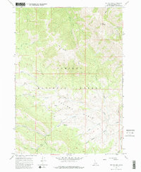 Download a high-resolution, GPS-compatible USGS topo map for Big Elk Mtn, ID (1986 edition)