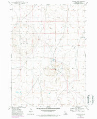 Download a high-resolution, GPS-compatible USGS topo map for Big Foot Butte, ID (1986 edition)
