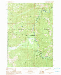 Download a high-resolution, GPS-compatible USGS topo map for Big Soldier Mountain, ID (1991 edition)