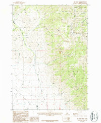 Download a high-resolution, GPS-compatible USGS topo map for Big Windy Peak, ID (1987 edition)