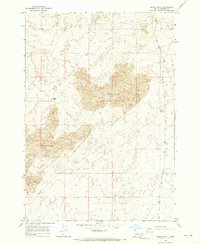 Download a high-resolution, GPS-compatible USGS topo map for Black Knoll, ID (1967 edition)