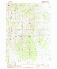 Download a high-resolution, GPS-compatible USGS topo map for Black Pine Peak, ID (1985 edition)