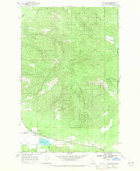 Download a high-resolution, GPS-compatible USGS topo map for Blanchard, ID (1971 edition)