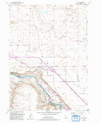 preview thumbnail of historical topo map of Bliss, ID in 1949
