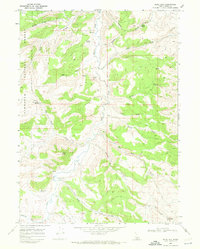Download a high-resolution, GPS-compatible USGS topo map for Blue Hill, ID (1972 edition)