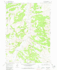 Download a high-resolution, GPS-compatible USGS topo map for Blue Hill, ID (1981 edition)