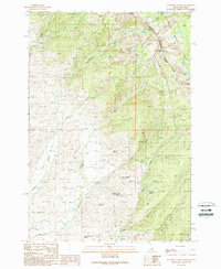 Download a high-resolution, GPS-compatible USGS topo map for Bohannon Spring, ID (1989 edition)