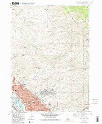 Download a high-resolution, GPS-compatible USGS topo map for Boise North, ID (1991 edition)