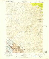 preview thumbnail of historical topo map of Ada County, ID in 1954