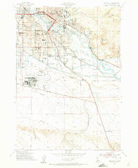Download a high-resolution, GPS-compatible USGS topo map for Boise South, ID (1956 edition)