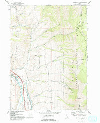 Download a high-resolution, GPS-compatible USGS topo map for Bonneville Peak, ID (1994 edition)