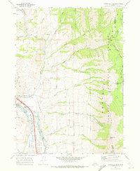 Download a high-resolution, GPS-compatible USGS topo map for Bonneville Peak, ID (1972 edition)