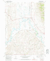 Download a high-resolution, GPS-compatible USGS topo map for Border, ID (1985 edition)