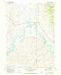 Download a high-resolution, GPS-compatible USGS topo map for Border, ID (1973 edition)