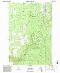 Download a high-resolution, GPS-compatible USGS topo map for Bovill, ID (1997 edition)