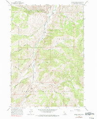 Download a high-resolution, GPS-compatible USGS topo map for Bowery Creek, ID (1990 edition)