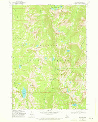 Download a high-resolution, GPS-compatible USGS topo map for Box Lake, ID (1971 edition)