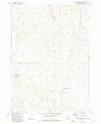 Download a high-resolution, GPS-compatible USGS topo map for Broken Wagon Flat, ID (1980 edition)