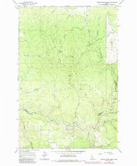 Download a high-resolution, GPS-compatible USGS topo map for Brown Creek Ridge, ID (1984 edition)