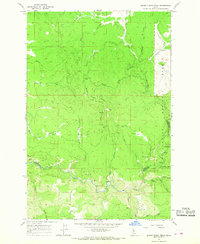 Download a high-resolution, GPS-compatible USGS topo map for Brown Creek Ridge, ID (1968 edition)