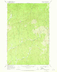 Download a high-resolution, GPS-compatible USGS topo map for Browns Rock, ID (1971 edition)