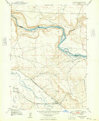 Download a high-resolution, GPS-compatible USGS topo map for Bruneau, ID (1948 edition)