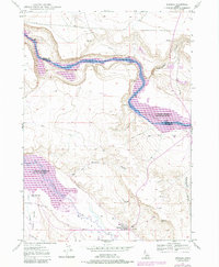 Download a high-resolution, GPS-compatible USGS topo map for Bruneau, ID (1984 edition)
