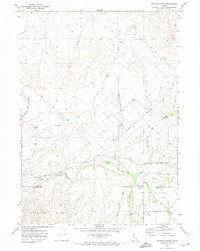preview thumbnail of historical topo map of Bingham County, ID in 1971